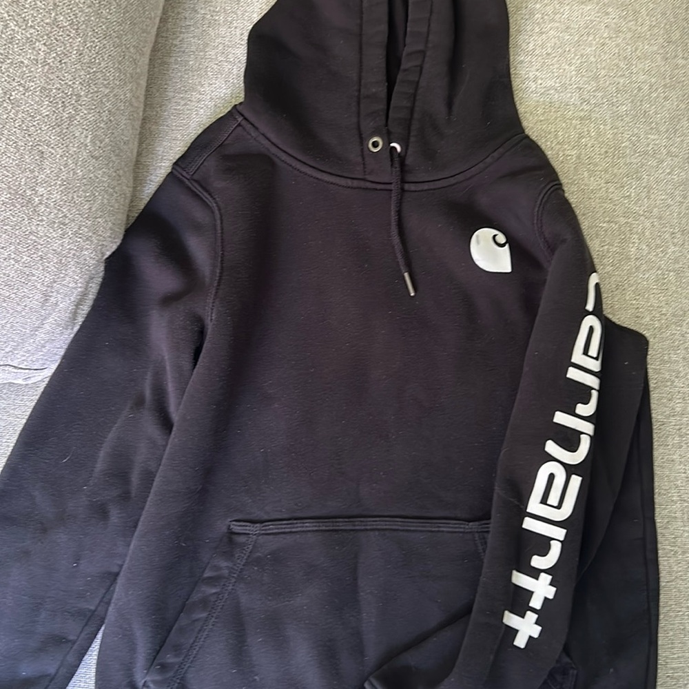 Carhartt hoodie, women’s size small.